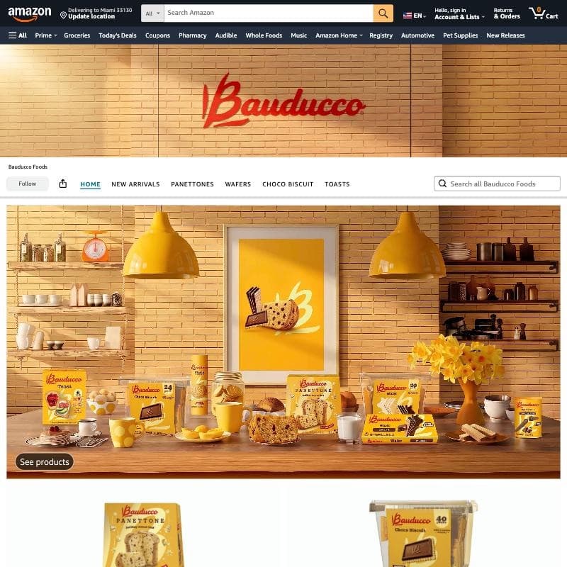 Bauducco Store at Amazon USA